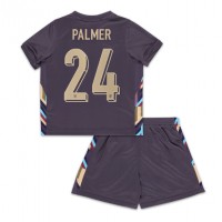 Maglie da calcio Inghilterra Cole Palmer #24 Seconda Maglia Bambino Europei 2024 Manica Corta (+ Pantaloni corti)